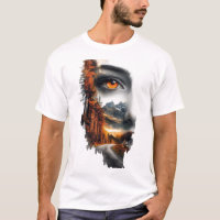Camiseta Inner Wilderness – Retrato Surrealista da