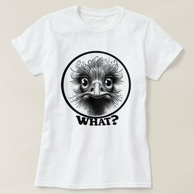 Camiseta Innocent Ostrich What Women's T-Shirt (Frente do Design)