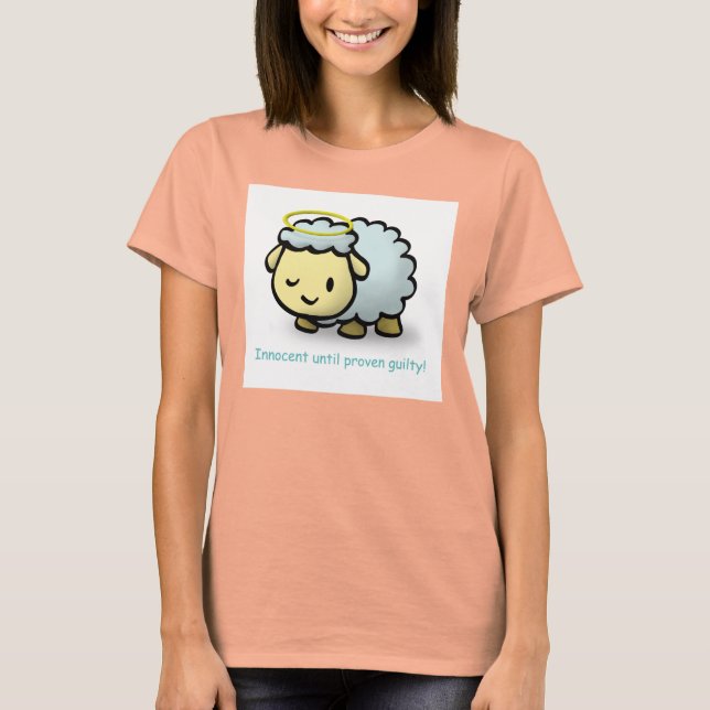 Camiseta Inocente até que seja provado culpado! (Frente)