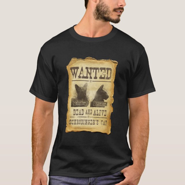 Camiseta Inoperante e vivo queridos.  O gato de (Frente)
