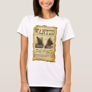 Camiseta Inoperante e vivo queridos. O gato de