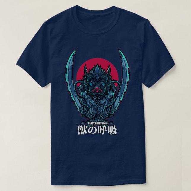 Camiseta Inosuke Demon Slayer (Frente do Design)