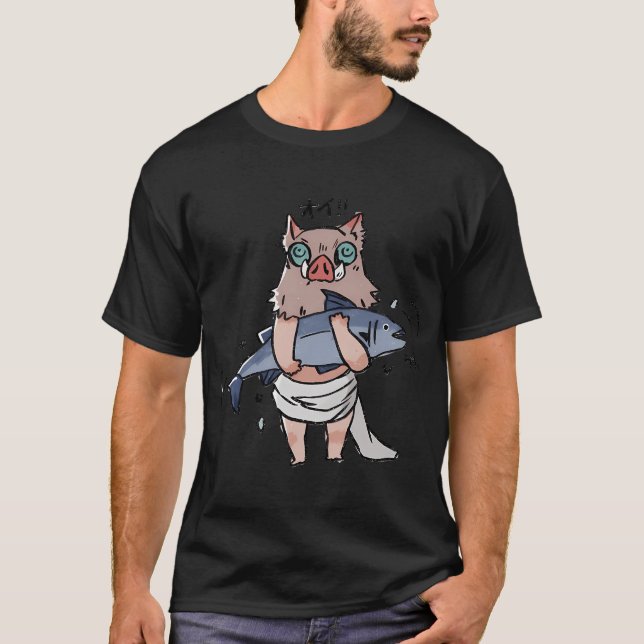 Camiseta Inosuke pescando (Frente)