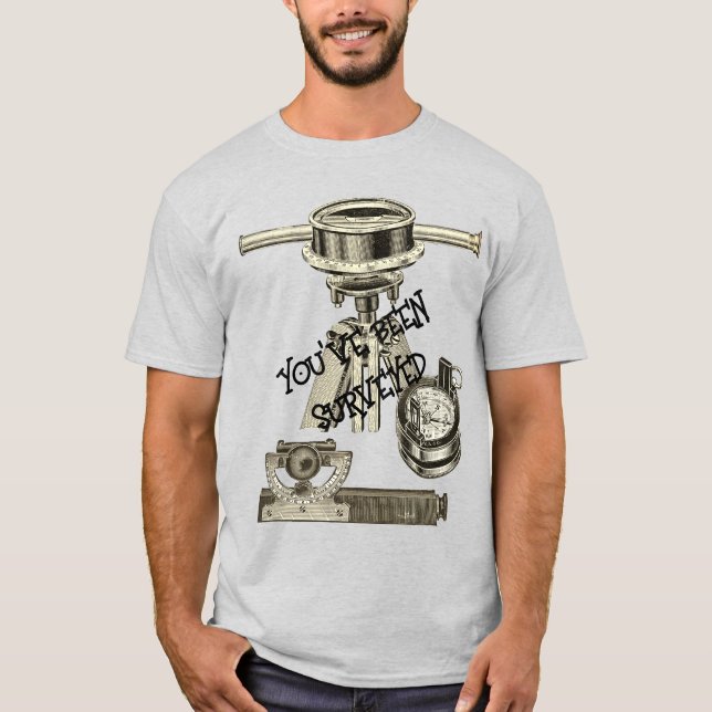 Camiseta INQUÉRITO TERRESTRE OU MEDIDA GEOGRÁFICA T-Shirt (Frente)