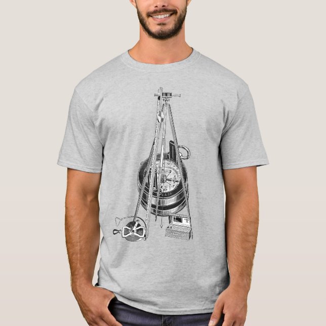 Camiseta INQUÉRITO TERRESTRE OU MEDIDA GEOGRÁFICA T-Shirt (Frente)