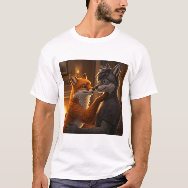 Camiseta Inquietação no Fireside: Uma Embraque de Raposa e  (Frente)