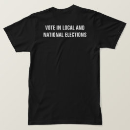 Camiseta Inscreva-se para votar nas eleições locais