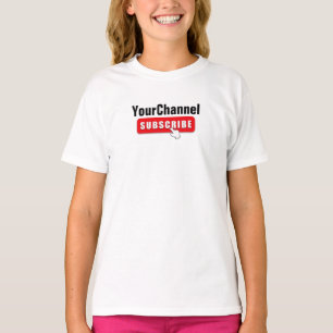 Camiseta Inscreva-se Personalizado no Seu Canal