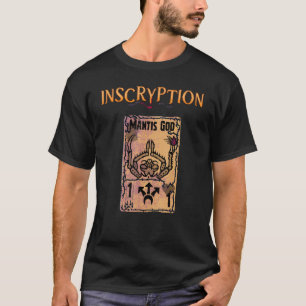 Camiseta Inscriptação Mantis - Cartão de Horror Psicológico