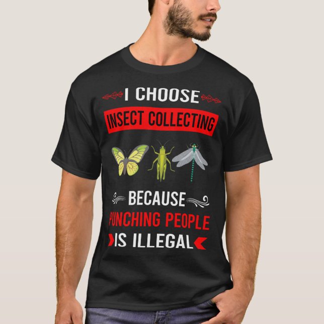 Camiseta Insectos Coletando Insetos Bug Bugs Soco (Frente)