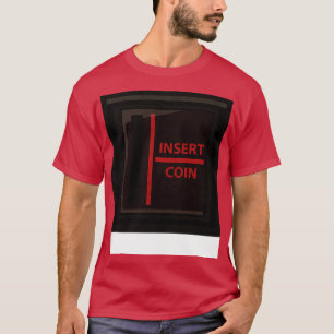Camiseta Inserir Arcade de Moeda