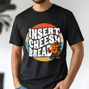 Camiseta Inserir Arte Engraçada de Queijo para Amantes de P