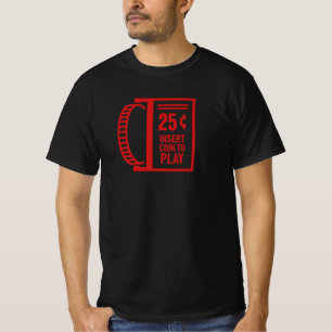 Camiseta Insert Coin To Play Retro Arcade Gamer