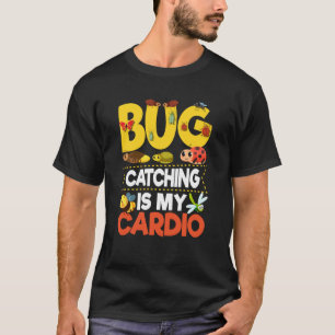 Camiseta Inseto Ciência Bug Catching é meu Cardio 7