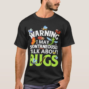 Camiseta Inseto Ciência dos Insetos Falo Espontaneamente S