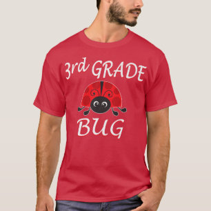 Camiseta inseto De 3º Grau Engraçado Ladybug Terceiro Grau