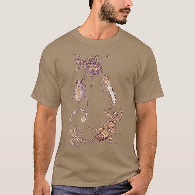 Camiseta Inseto De Água Fresca Fibonacci (Frente)