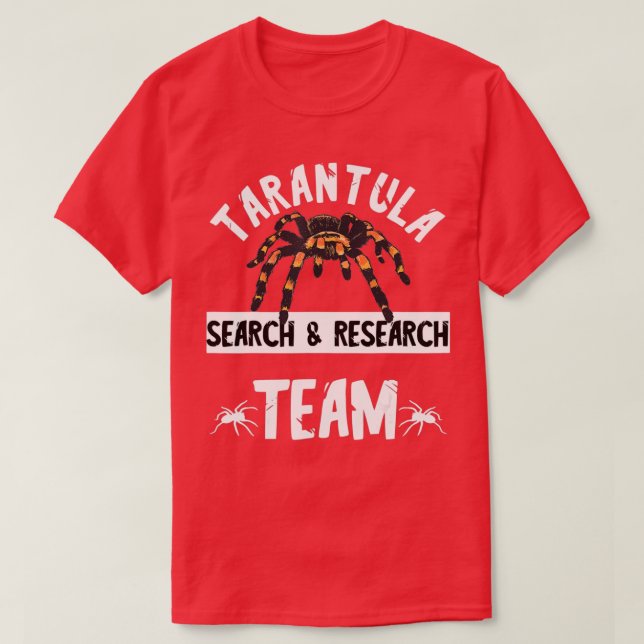 Camiseta Inseto de Aranha-Aranha- da Equipe Tarantula (Frente do Design)