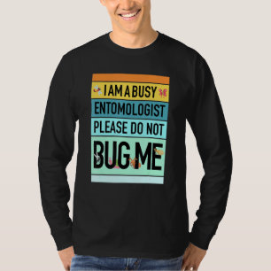 Camiseta Inseto De Entomologia Para Garotas