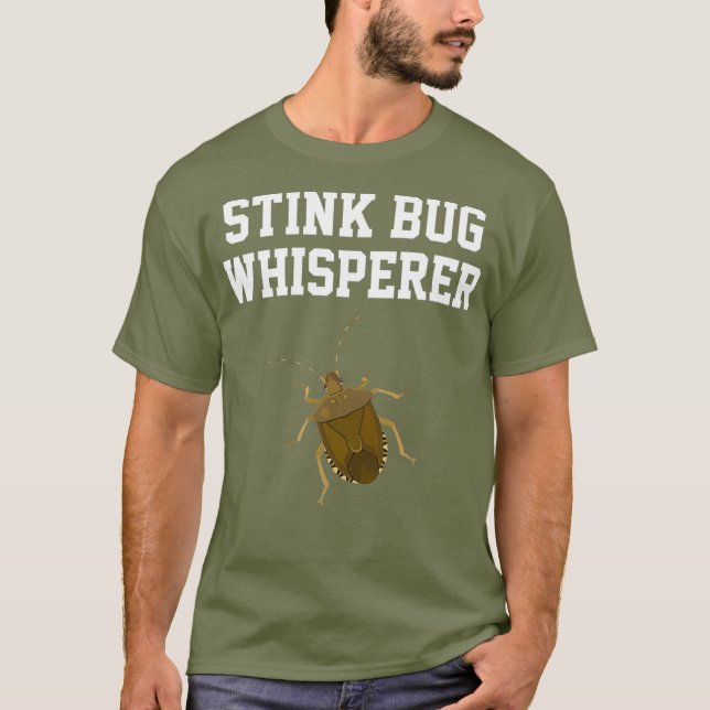 Camiseta inseto de fedor de entomologia do inseto (Frente)