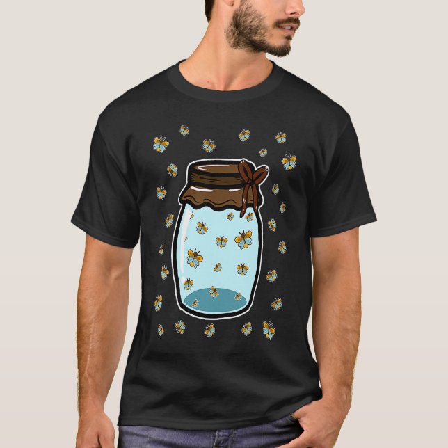Camiseta Inseto de Insetos de Entomologia de Glowworm Firef (Frente)