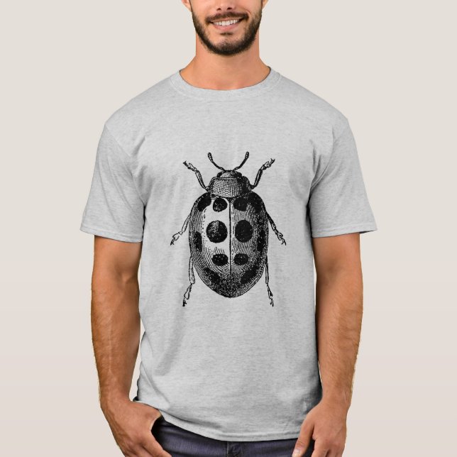 Camiseta Inseto de Ladybug antigo (Frente)