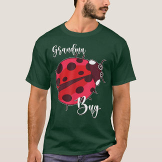 Camiseta Inseto de Ladybug Avó Vovó Rainha Cute Ladybug Ins