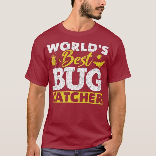 Camiseta Inseto Entomologista Entusiasmado do Melhor Inseto (Frente)