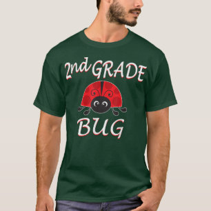 Camiseta Inseto Grau segundo Engraçado Ladybug Segundo Grau