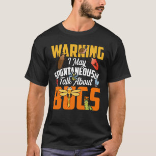 Camiseta Inseto Insect Science Eu Falo Espontaneamente Sobr