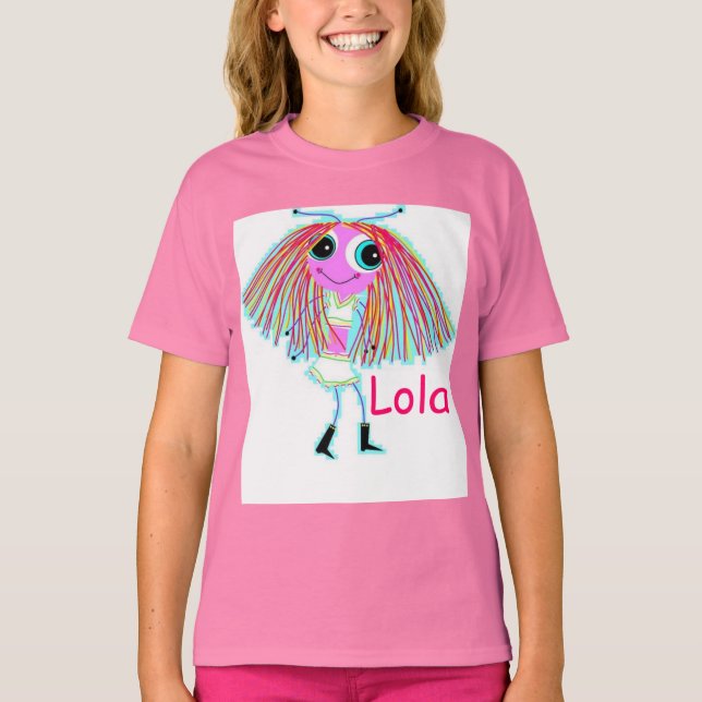 Camiseta Inseto Lola Hip Hop (Frente)