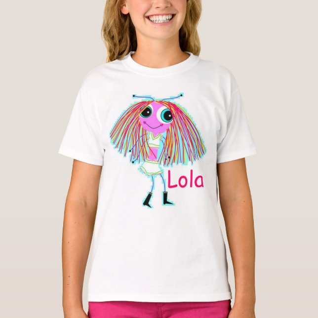 Camiseta Inseto Lola Hip Hop (Frente)