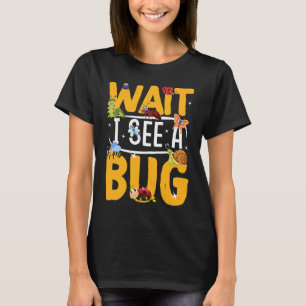 Camiseta Inseto Lover Insect Science Wait Eu vejo um Inseto
