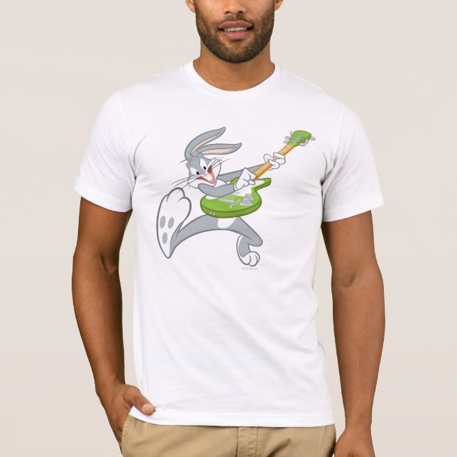 Camiseta INSETOS BUNNY™ Acionando Violão (Frente)