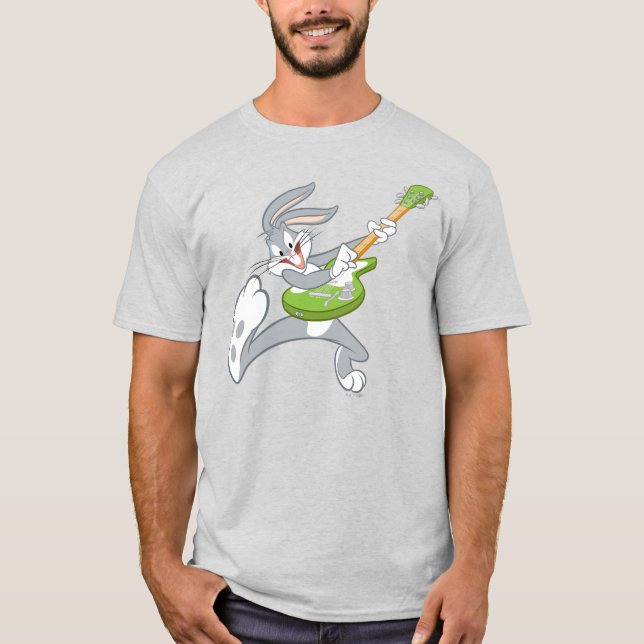 Camiseta INSETOS BUNNY™ Acionando Violão (Frente)