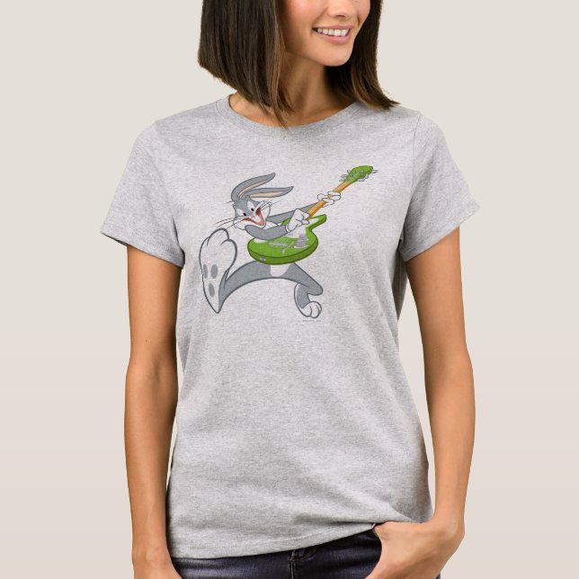 Camiseta INSETOS BUNNY™ Acionando Violão (Frente)