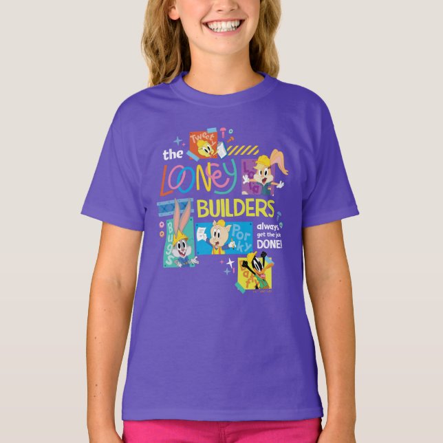 Camiseta INSETOS BUNNY BUILDERS™| A Colagem Looney Builders (Frente)