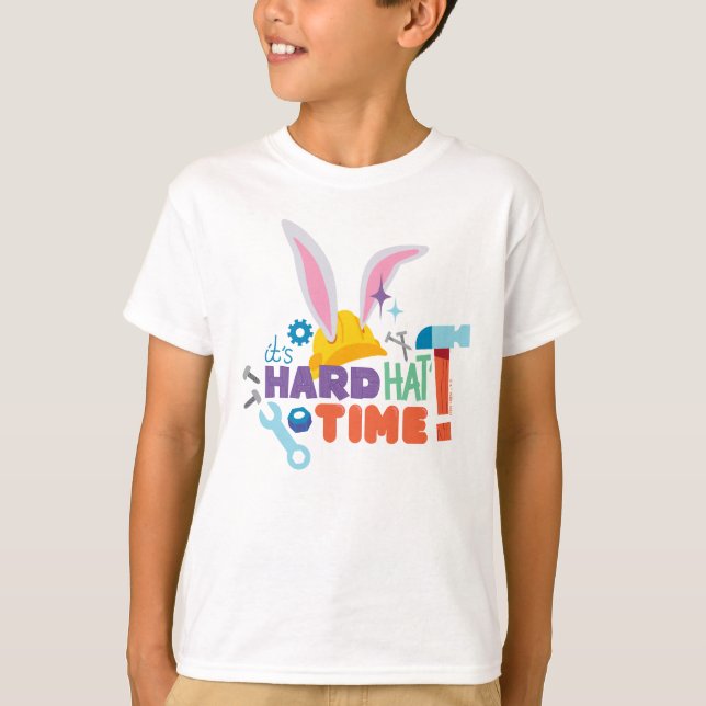 Camiseta INSETOS BUNNY BUILDERS™| É o Duro Hat Time (Frente)