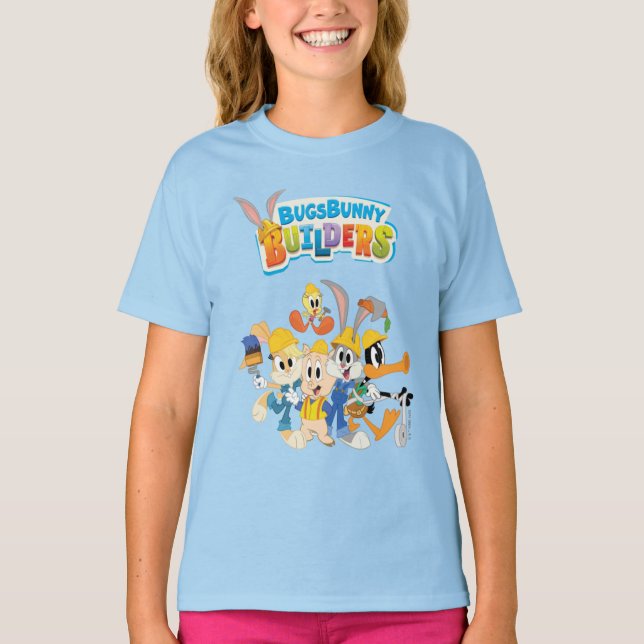 Camiseta INSETOS BUNNY BUILDERS™| Grupo Looney Builders (Frente)