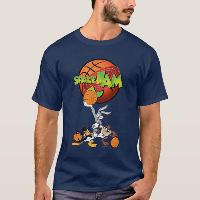 Camiseta INSETOS BUNNY™, DAFFY DUCK™ e TAZ™ SPACE JAM™ (Frente)