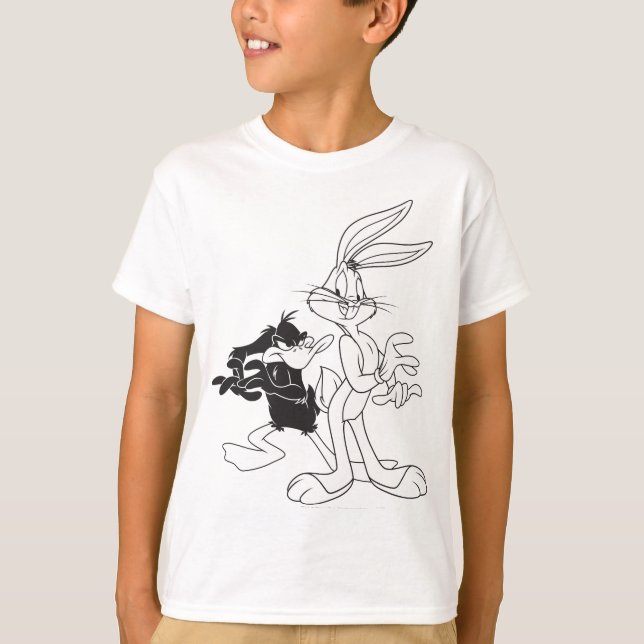 Camiseta INSETOS BUNNY™ e DAFFY DUCK™ (Frente)