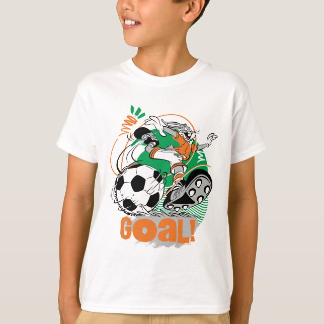 Camiseta INSETOS BUNNY™ Kicking Soccer Gol (Frente)