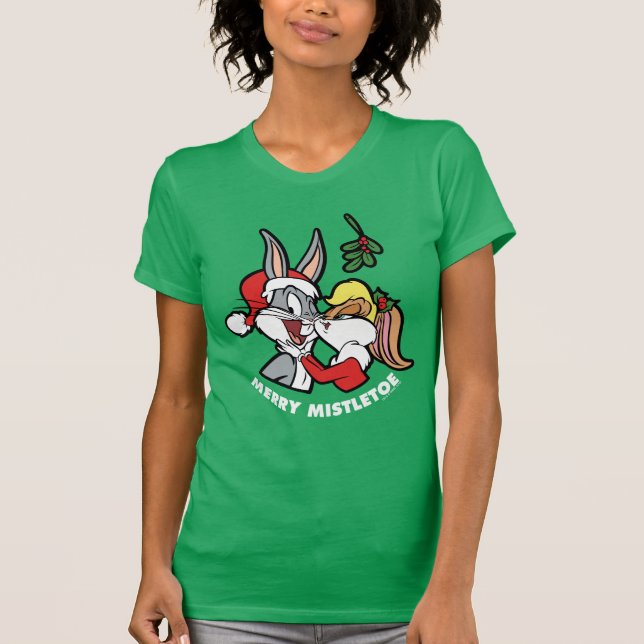 Camiseta INSETOS BUNNY™ & Lola "Feliz Mistletoe" (Frente)