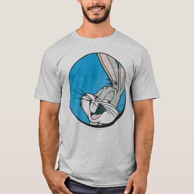 Camiseta INSETOS BUNNY™ Retro Blue Patch (Frente)