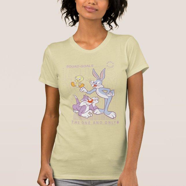 CAMISETA INSETOS BUNNY™, TWEETY™, CIDADÃOS SYLVESTER™ (Frente)