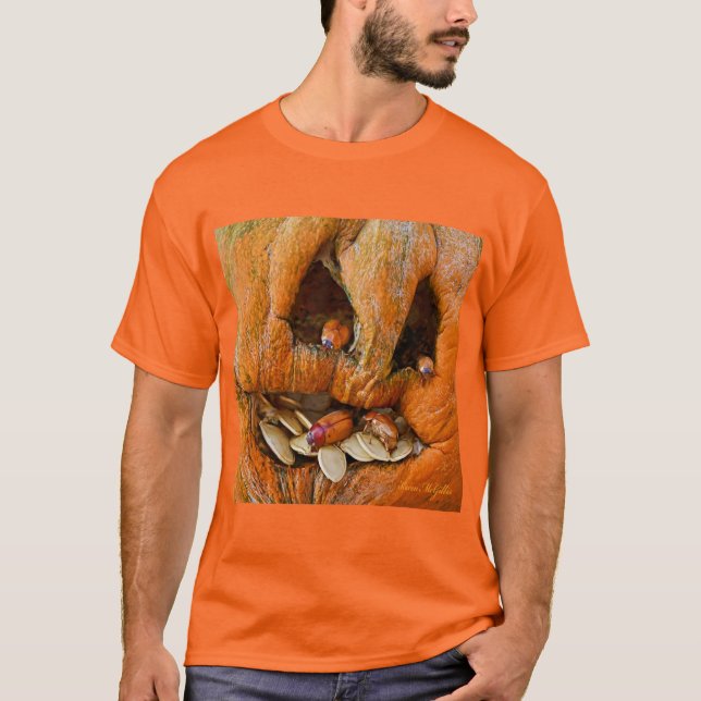 Camiseta Insetos de abóbora-aberração do Halloween (Frente)