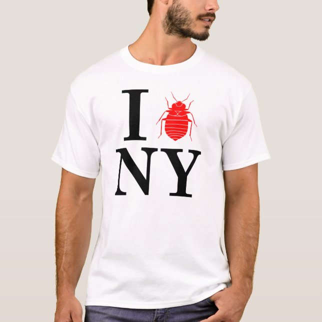 Camiseta Insetos de cama de New York (Frente)