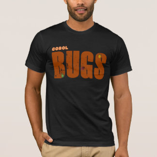 Camiseta Insetos de Código de Idioma de Programação do Cobo