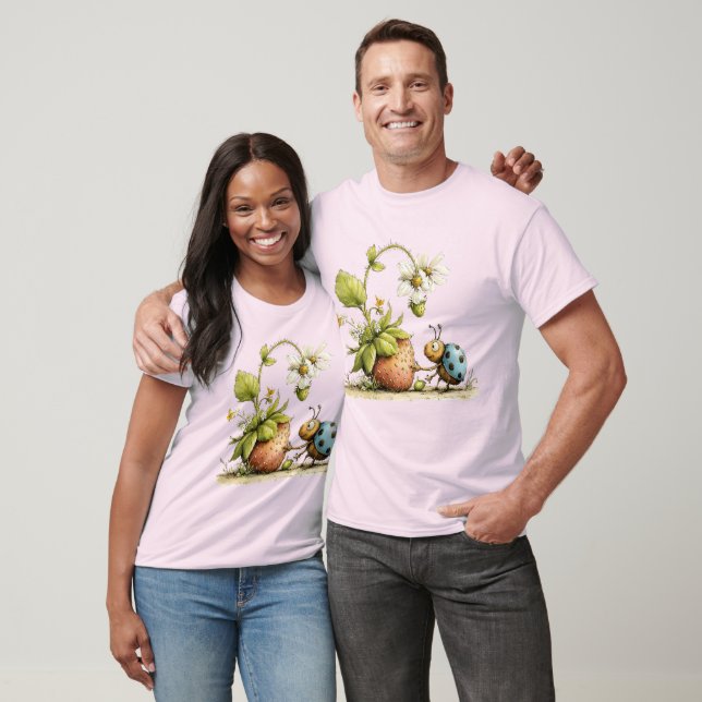 Camiseta Insetos de Morango (Unissex)