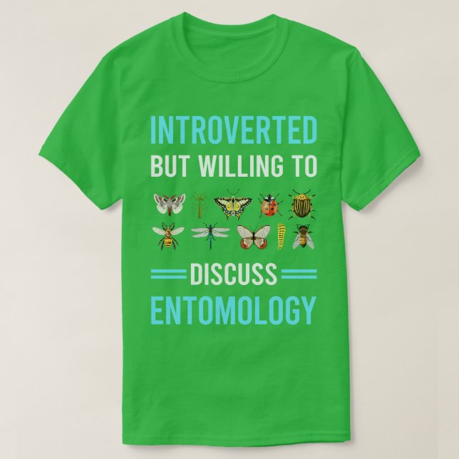 Camiseta Insetos Entomologistas Introduzidos (Frente do Design)